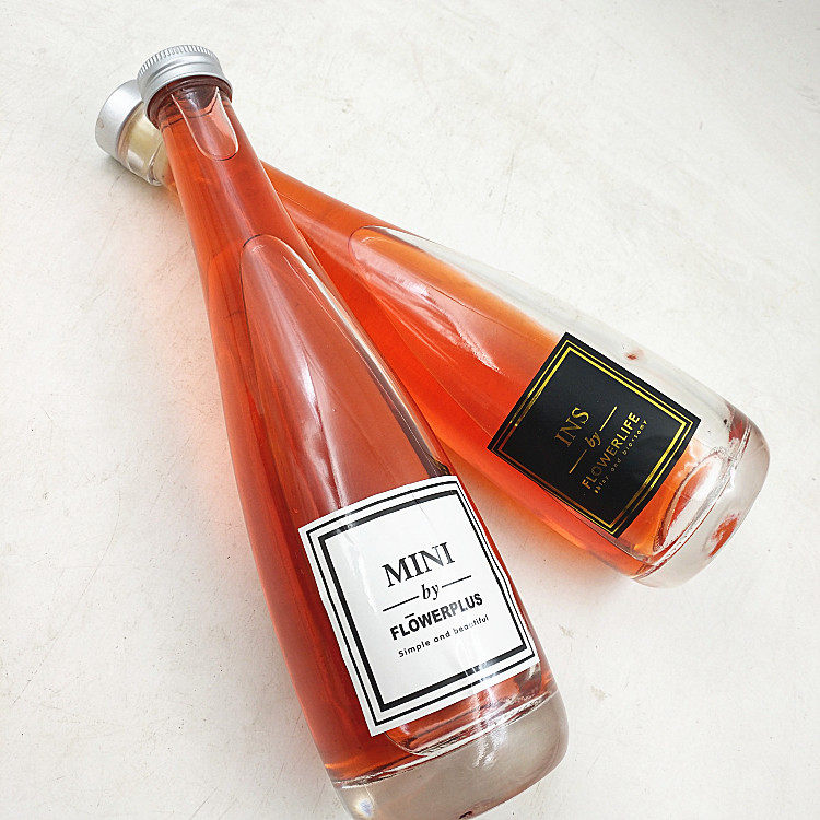 高档红酒葡萄密封玻璃瓶家用瓶子500ML1斤装的泡酒空瓶空酒瓶容器
