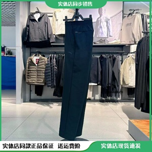 安踏加绒运动长裤男秋冬新款保暖高弹训练跑步针织裤子152447314N