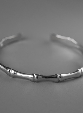 南风歌原创设计《竹马》手镯925纯银情侣爱情男女气质学生青梅