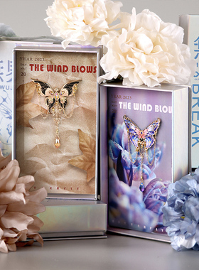 Max无界胸针情侣礼盒套装蝴蝶胸花生日礼物设计感七夕礼品送女生