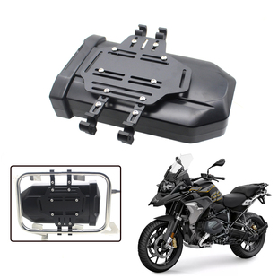 防水便携式摩托车工具箱通用型铝合金带锁工具包边箱架装载2.3L