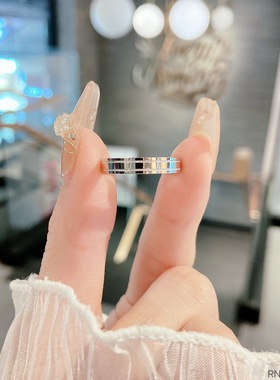 S925纯银情侣戒指潮流时尚个性韩版设计男女通用指环表白示爱礼物