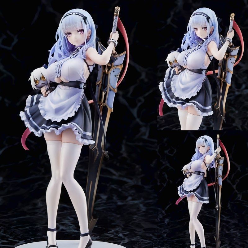 碧蓝航线轻巡洋舰黛朵女仆手办武器舾装美少女动漫二次元模型摆件