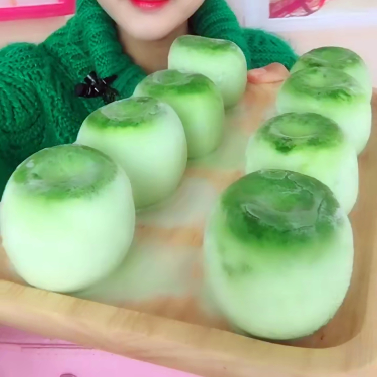 慕斯烘焙快手主播网红爆款水果6连苹果空心奶冰块硅胶吃冻冰模具