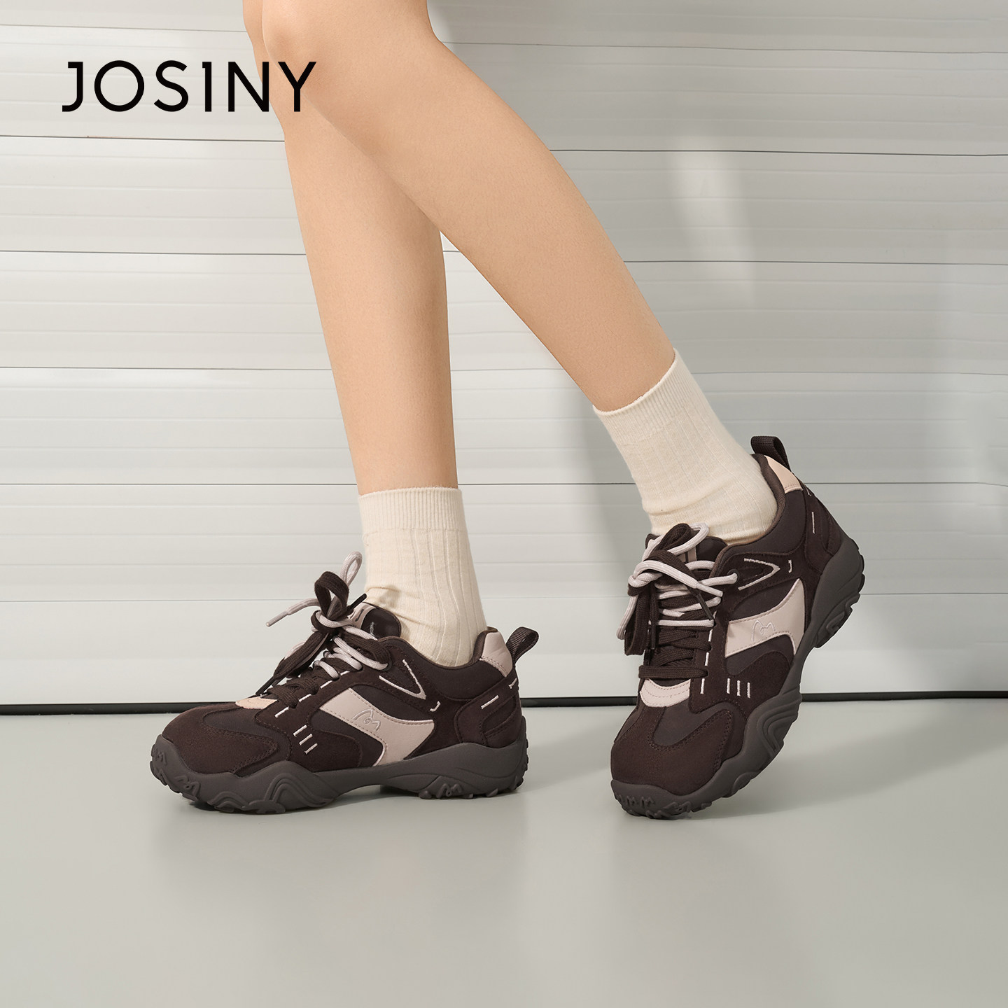 卓诗尼2025秋冬新款复古德训鞋时尚舒适运动鞋潮流百搭厚底休闲鞋,女鞋,德训鞋,淘宝优惠券,粉丝福利购,淘宝优惠卷