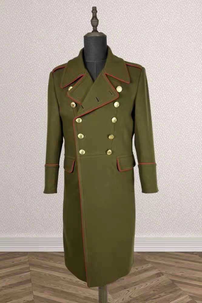 双排男装大衣呢大衣苏联羊毛复古长款防寒保暖冬季苏联大衣安保服,女装/女士精品,民族服装/舞台装,淘宝优惠券,粉丝福利购,淘宝优惠卷