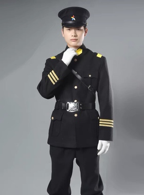 黑色少帅服高端北洋军阀军统衣服斗篷披风影视剧同款民国风演出服