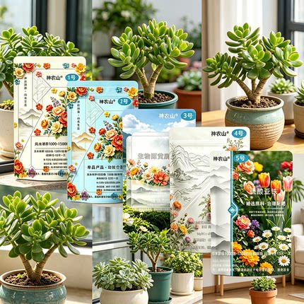 玉树专用肥料壮苗氮磷钾复合肥家用盆栽有机水溶肥料玉树营养液