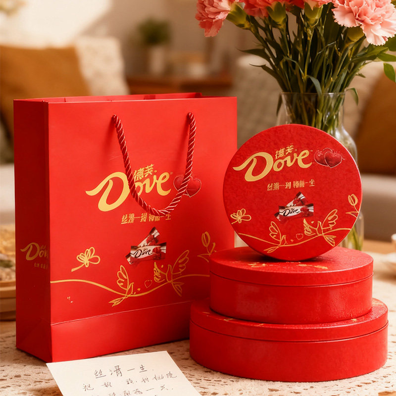 德芙丝滑牛奶巧克力礼盒装生日礼物结婚订婚满月伴手礼喜糖果批发