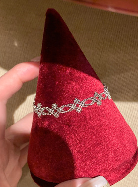 S925纯银意大利蕾丝手链女款中古风高级感小众设计手环小红书爆款