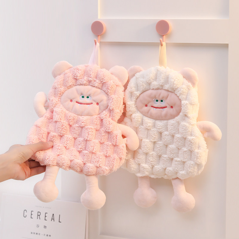 擦手巾挂式毛巾可爱卡通厨房卫生间不易发臭儿童吸水擦手布高颜值,居家布艺,手巾/手帕,淘宝优惠券,粉丝福利购,淘宝优惠卷