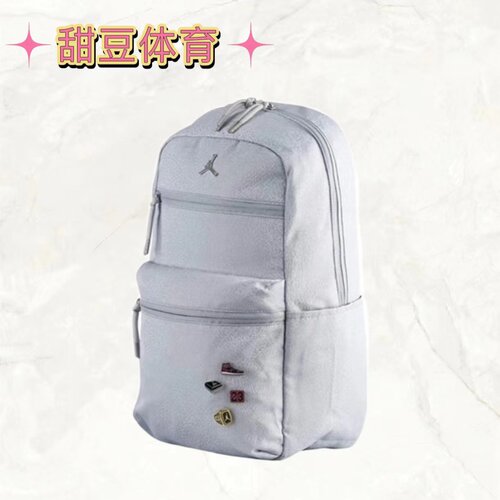 耐克乔丹AJ爆裂纹球鞋徽章双肩书包9A0090-G3A，JD2143031GS-002