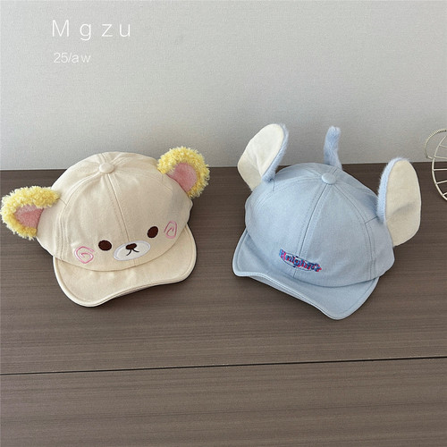 宝宝可爱帽子秋冬洋气遮阳帽卡通