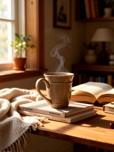 复古陶瓷雾灰马克杯320ml高温釉下彩微波炉尾单微瑕@4-2@