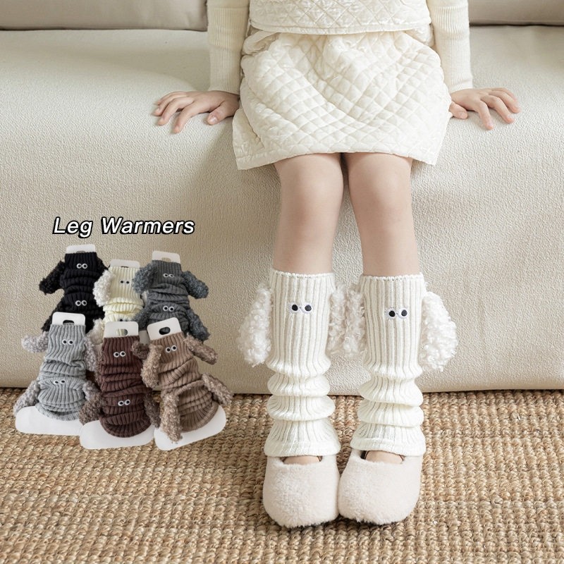 女童袜套堆堆袜秋冬季加厚针织小腿套儿童韩版卡通小狗耳朵中筒袜,童装/婴儿装/亲子装,儿童袜子(0-16岁),淘宝优惠券,粉丝福利购,淘宝优惠卷