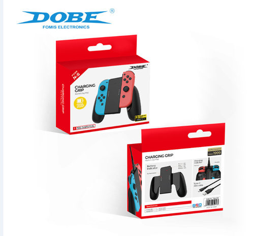 DOBE Switch手柄充电握把JoyCon手柄充电电池NS手柄充电宝2000MAH