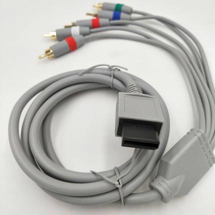 包邮wii/Wiiu 色差线分量线 WII U连接电视高清线WII 视频输出线