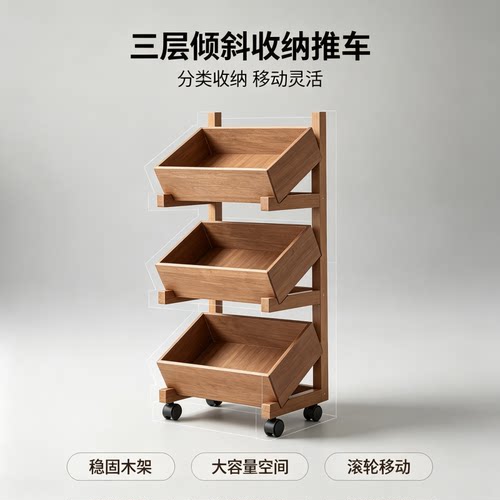 厨房收纳移动多层置物架厨房落地蔬菜家用客厅杂物书架卧室收纳架