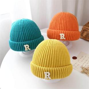 宝宝套头帽冬天洋气女童保暖护耳帽儿童帽子秋冬季 男童针织毛线帽