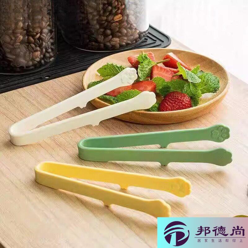 矽胶猫爪零食夹家用食品夹冰夹耐高温食物夹可爱零食小夹子冰块夹图片
