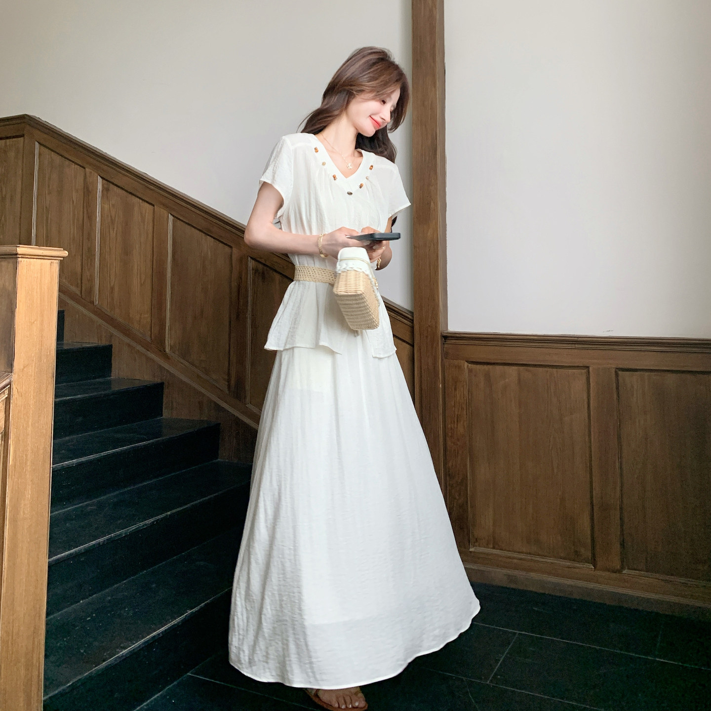 现货2C369-6355P175K238新款两件套套装,女装连衣裙,浙宝271