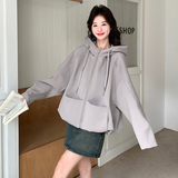 【25新品卫衣开衫】现货慵懒风连帽开衫外套271-8130P145K198，女装短外套，浙宝271
