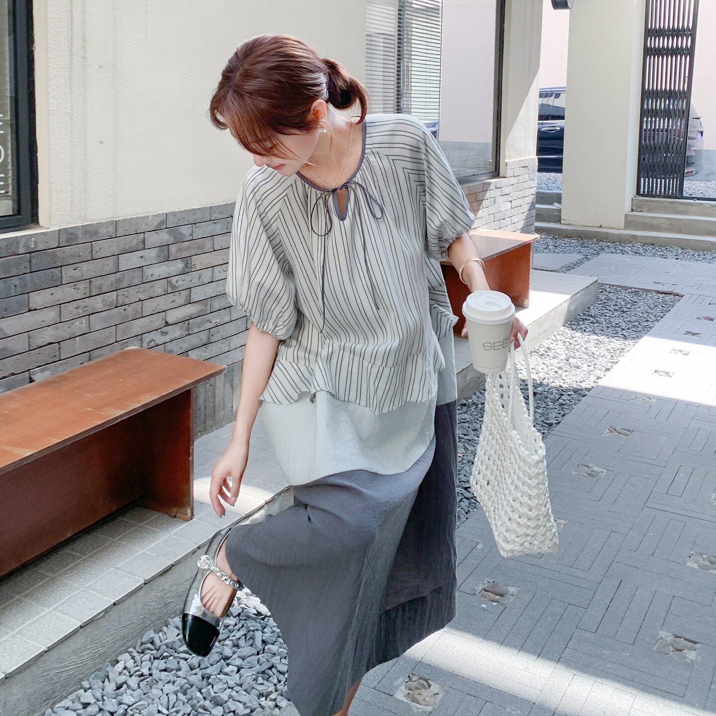 现货新款撞色连衣裙2C369-6278P145K218，女装连衣裙，浙宝271