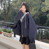 【学院风外套】新品现货韩系减龄休闲拼接外套271-8131P155K218，女装短外套，浙宝271