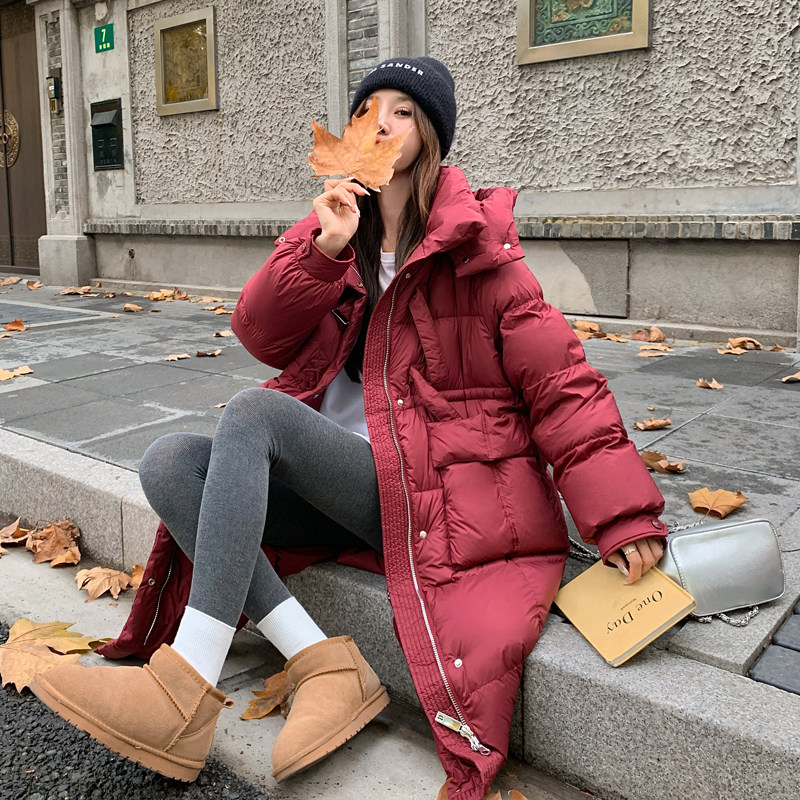 更新买家秀现货圣诞红喜感90白鸭绒羽绒服271-9087-P395K558,女装羽绒服,浙宝271