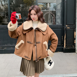 现货 271-9258P195K288 新款皮毛一体外套图片