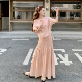 现货2C369-6326P185K288藕粉色两件套套装，女装套装/套裙，浙宝271