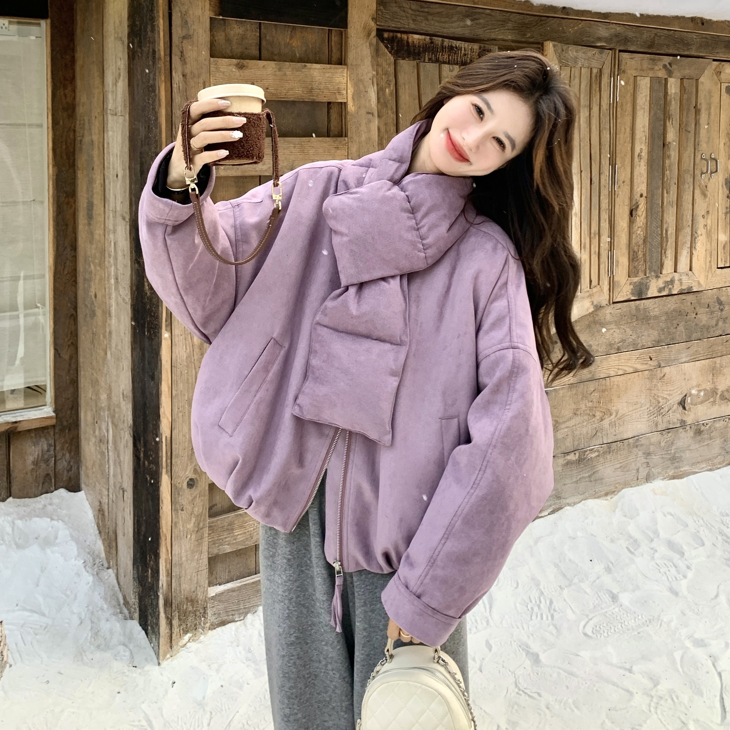 现货271-9276P315K468紫气东来90白鸭绒羽绒服，女装羽绒服，浙宝271