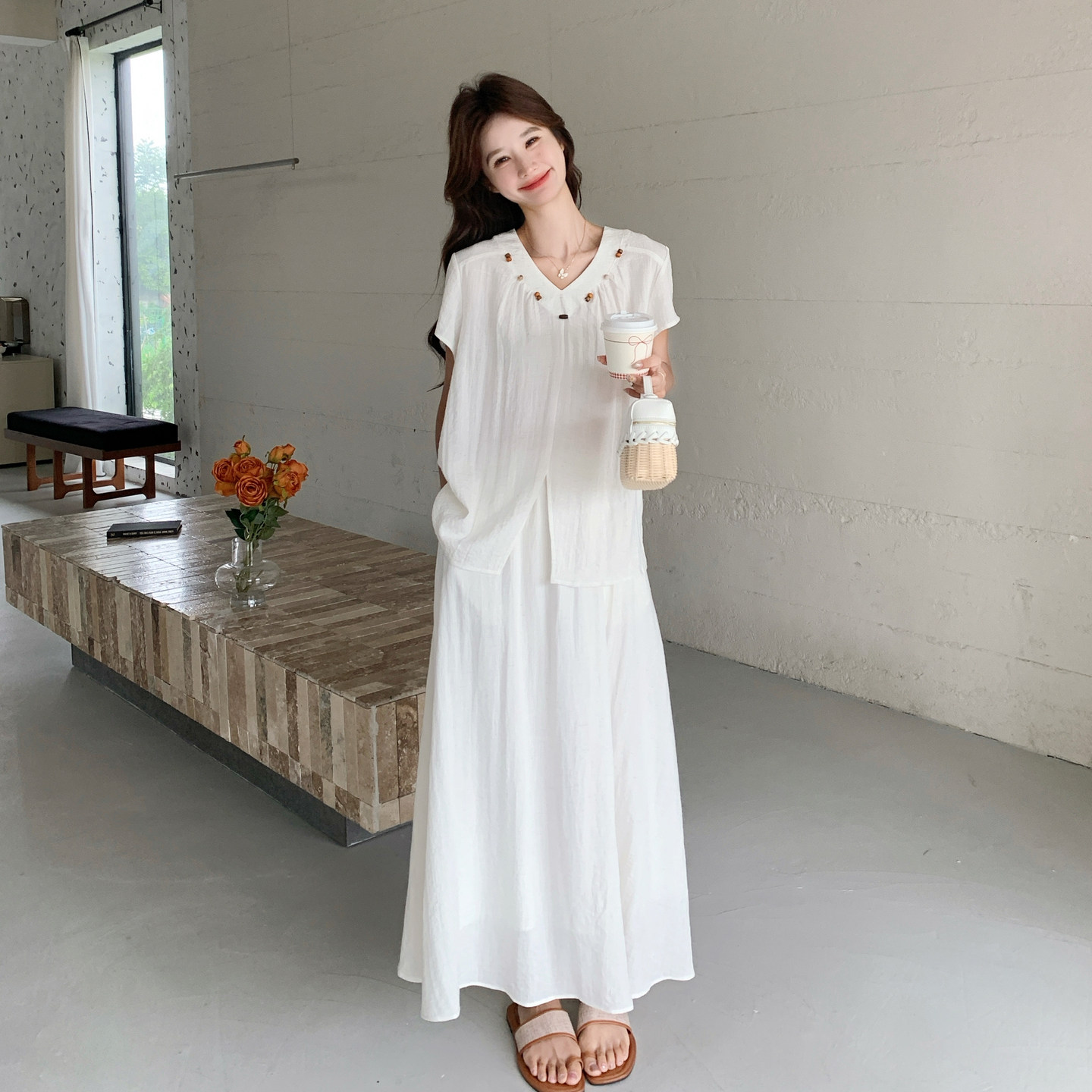 现货2C369-6355P175K238新款两件套套装,女装连衣裙,浙宝271