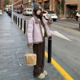 现货271-9290P335K498新款皮毛一体90绒羽绒服，女装羽绒服，浙宝271