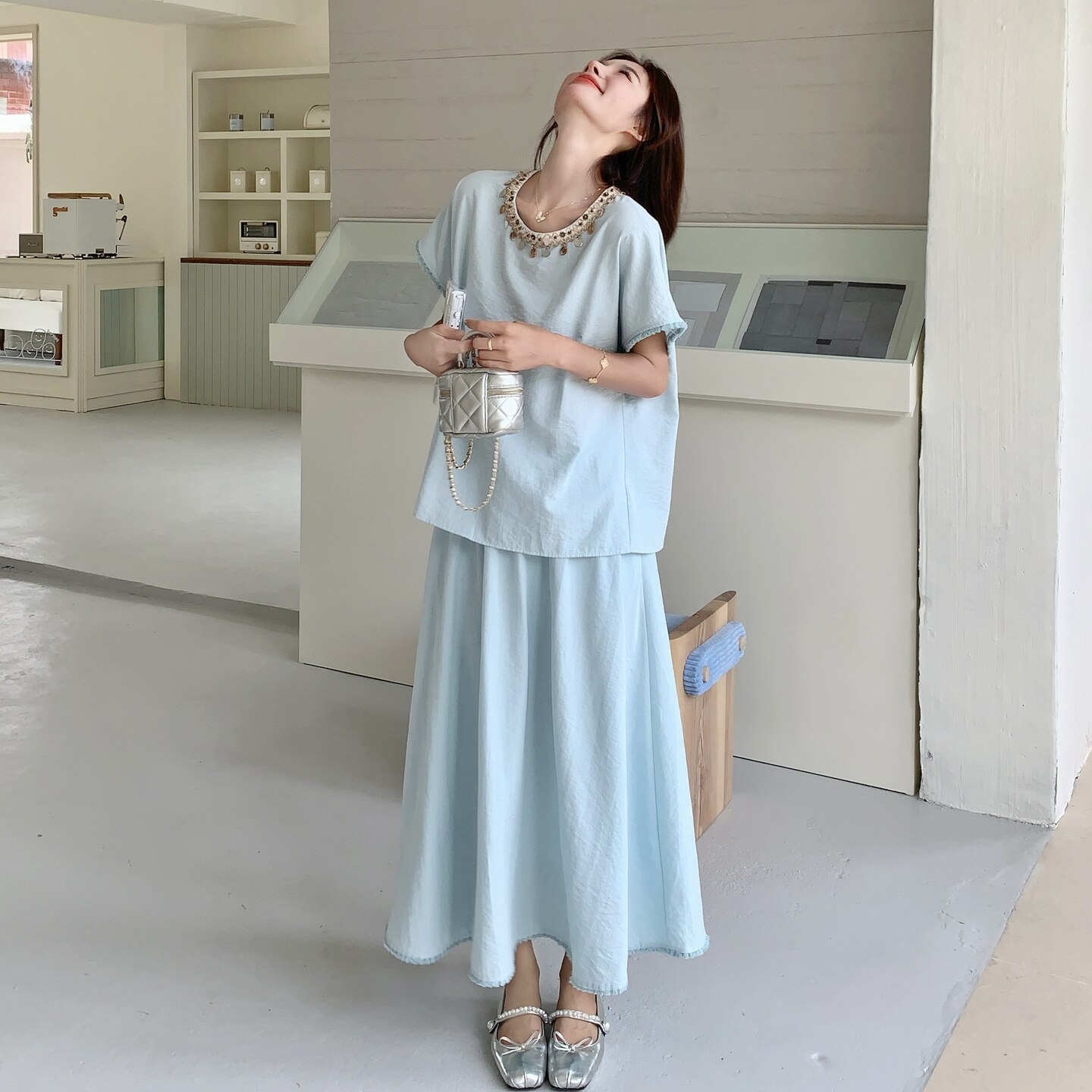 现货新款上衣+半身裙套装2C369-6282P165K238,女装套装/套裙,浙宝271