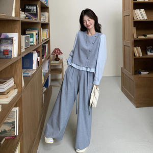 现货 新款套装 两件套 上衣假两件 271-8165P175K248图片