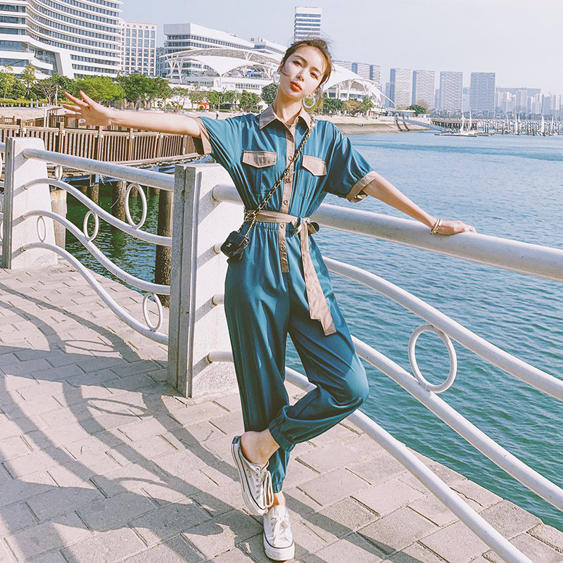 现货271-7026-P105新款连体裤控158,女装连体裤,浙宝271
