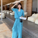 现货2C369-6307P175K278新款两件套套装上身假两件，女装套装/套裙，浙宝271