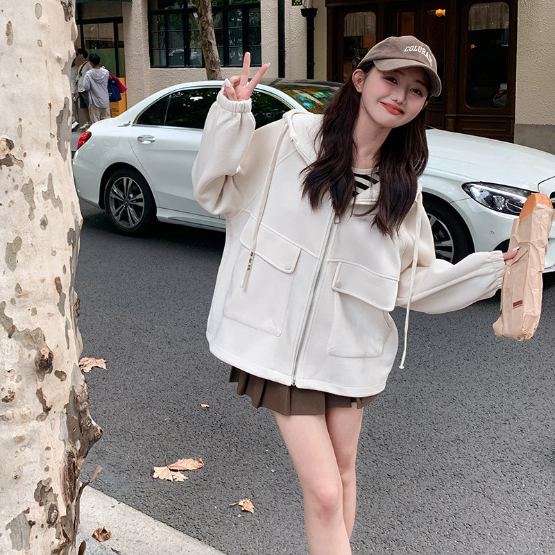 现货新款卫衣款短外套271-8118P145K198,女装短外套,浙宝271
