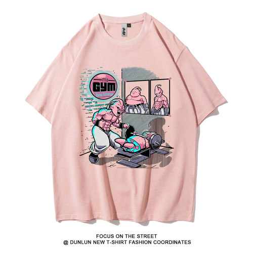 短袖卡通动漫青少年T恤纯棉