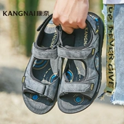 Giày nam Kangnai 18 mùa hè mới Hàn Quốc dép thoáng khí 14283052 Giày ma thuật sương bãi biển - Sandal