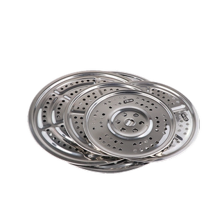 JX不锈钢蒸片蒸格蒸锅篦子蒸笼布+盖帘子不锈钢蒸锅架蒸屉蒸盘器