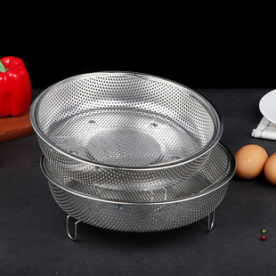 多功能蒸沥篮不锈钢蒸饭器蒸饭篮家用高压锅蒸架电饭锅内胆蒸米格