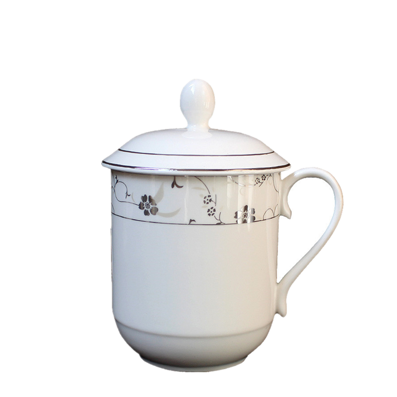 雅诚德TD大号银河杯陶瓷办公杯会务杯茶杯喝水杯陶瓷杯泡茶杯杯子