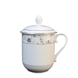 雅诚德TD大号银河杯陶瓷办公杯会务杯茶杯喝水杯陶瓷杯泡茶杯杯子