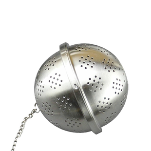 304不锈钢调料球冲孔味宝球型味包炖汤调料盒卤料包过滤网泡茶球