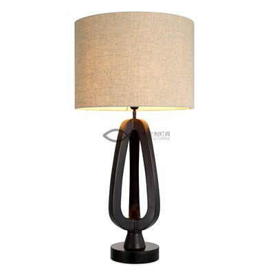 伟时定制现代简约布艺台灯客厅卧室Eichholtz table lamp Madrona
