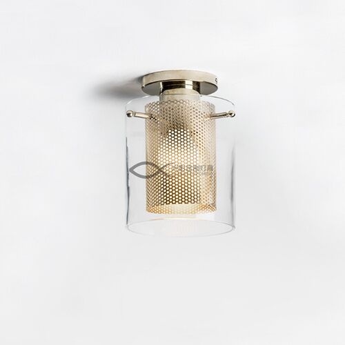 定制镂空网法式极简过道办公室阳台玻璃吸顶灯Mesch Ceiling Lamp