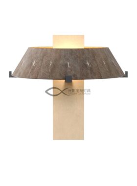 Alexander Lamont -Geo Table Lamp软装定制皮革云石亚力山大台灯