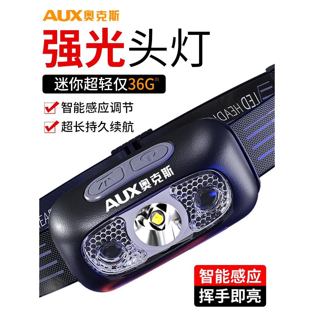 头灯2025新款强光超亮头戴式照明超长续航100小时钓鱼登山专用